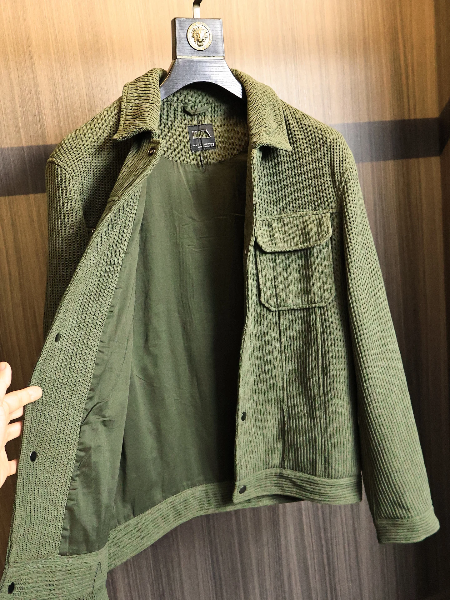 High-End Texture Anti-Wrinkle Non-Iron Men's Workwear Jacket Casual Collar Short Style Versatile Outerwear Top Fashion Urban ...