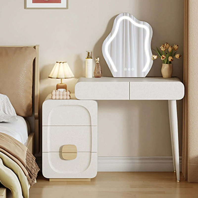

Small Mini Dressing Table Makeup Bedroom Bedside Storage Jewelry White Dressing Table Modern Beauty Vestidores Trendy Furniture