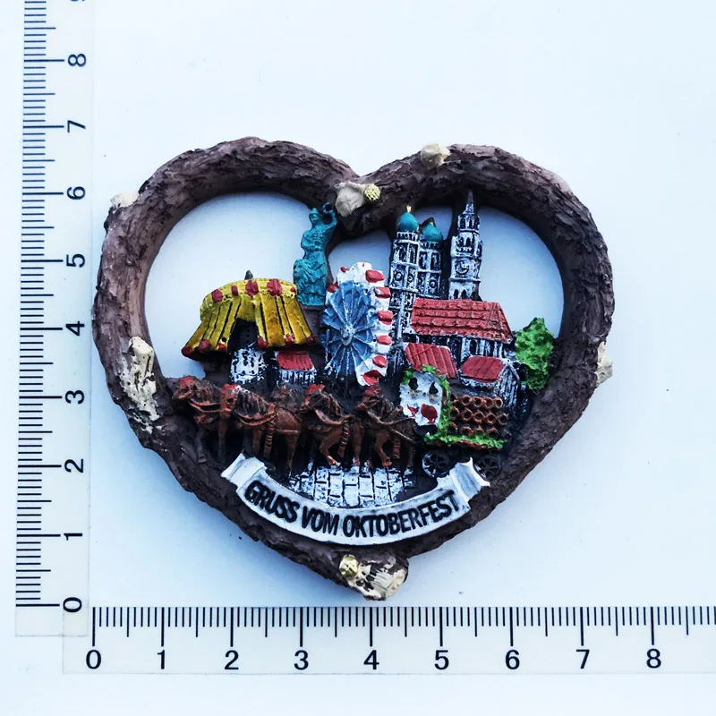 Oktoberfest landmarks  Fridge Magnets Travel 3D Memorial Magnetic Refrigerator