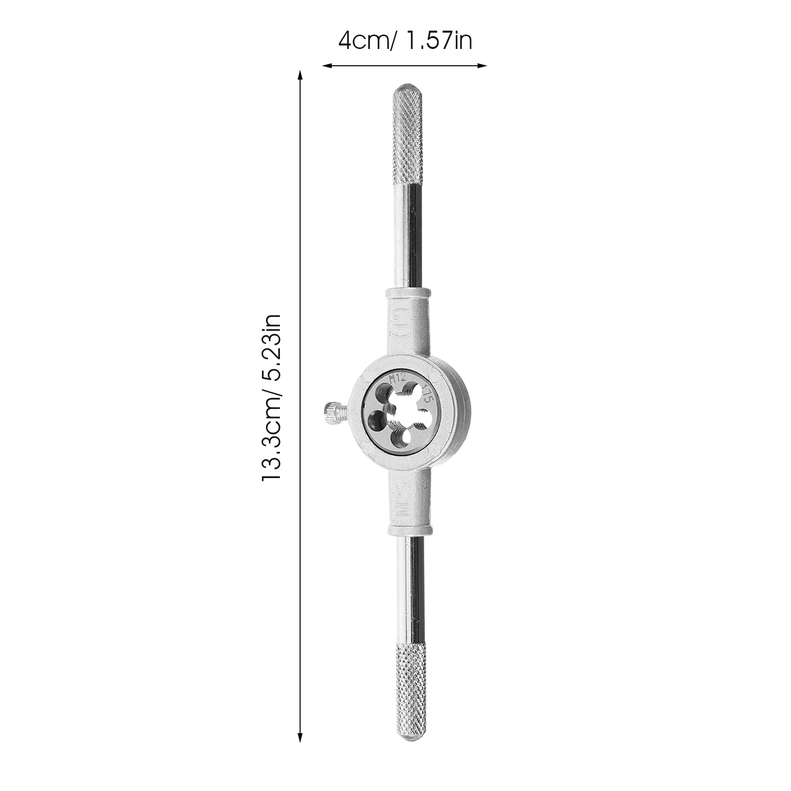 1Set Tap Die Set Stainless Steel Rethreading Tool Kit M5 M6 M8 M10 Thread Cutting Wrench Die and Tap Set Threading Tool