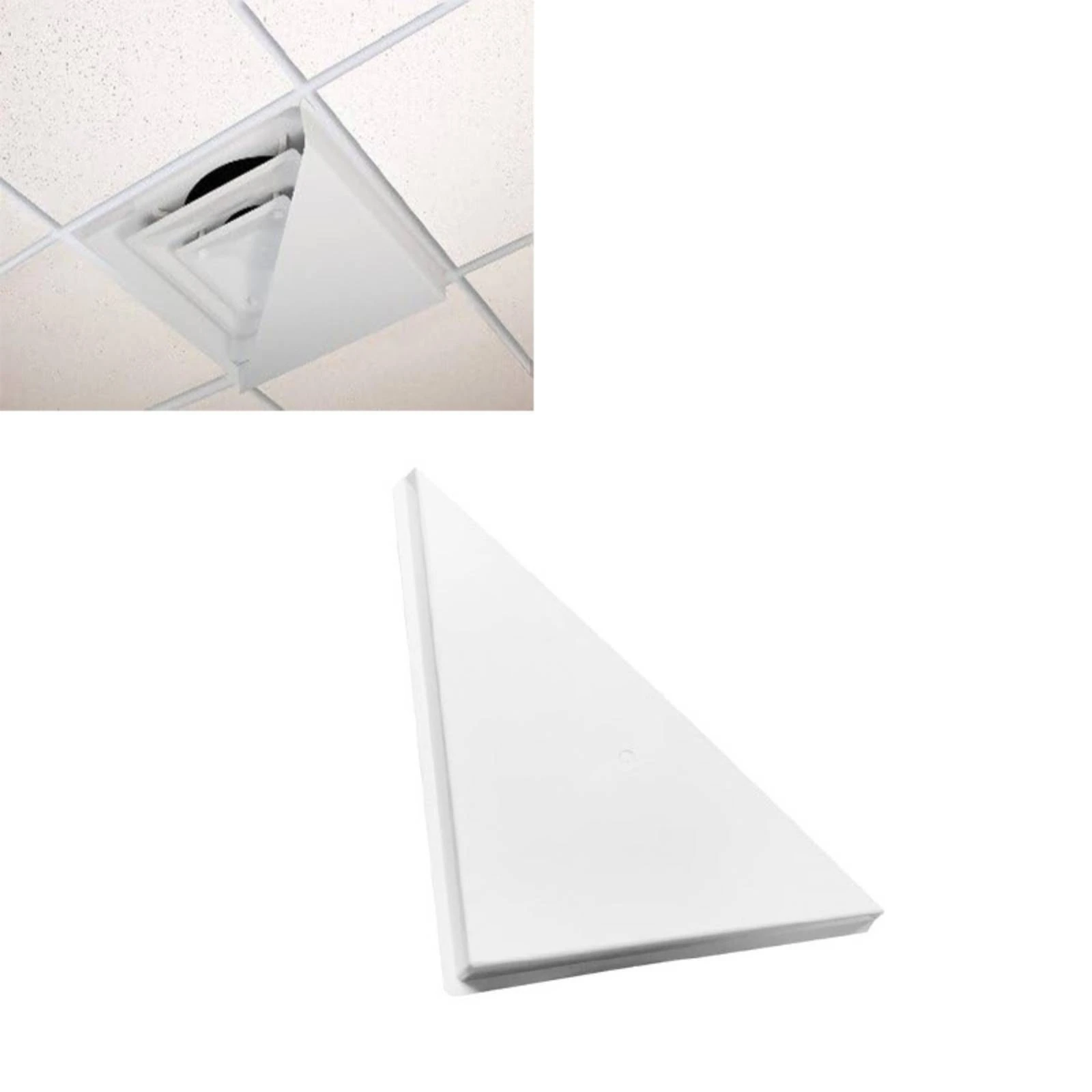 2 Pieces Ventilation Deflector Tool-Complimentary Suspended Ceiling Air Dispenser Diverter Vent Ventilation Redirector Slim