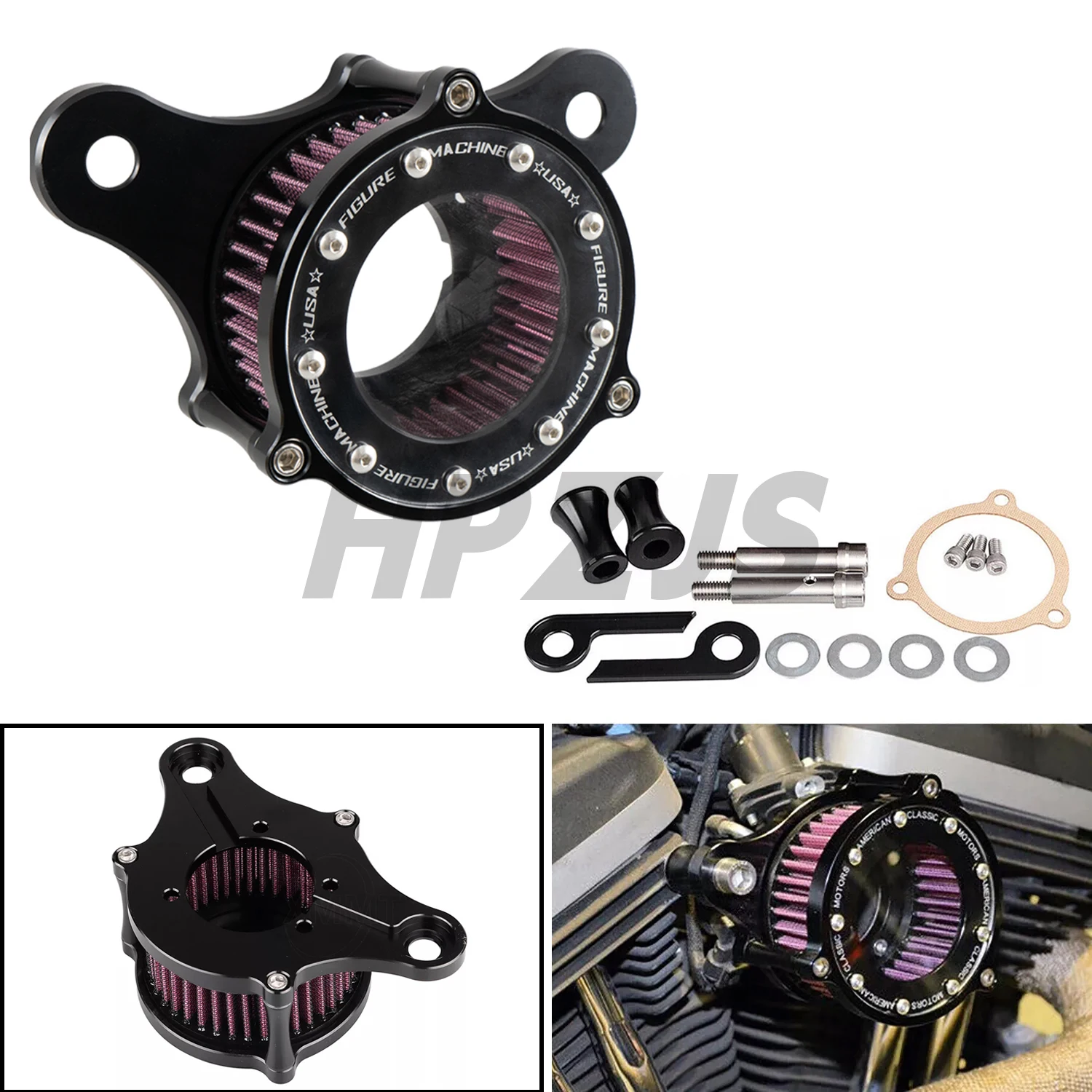 

Motorcycle Air Cleaner Intake Filter For Harley Touring Electra Glide FLHTK FLHTCU FLHTC Softail Trike Dyna FXDLS FLSTNSE FLSTSE