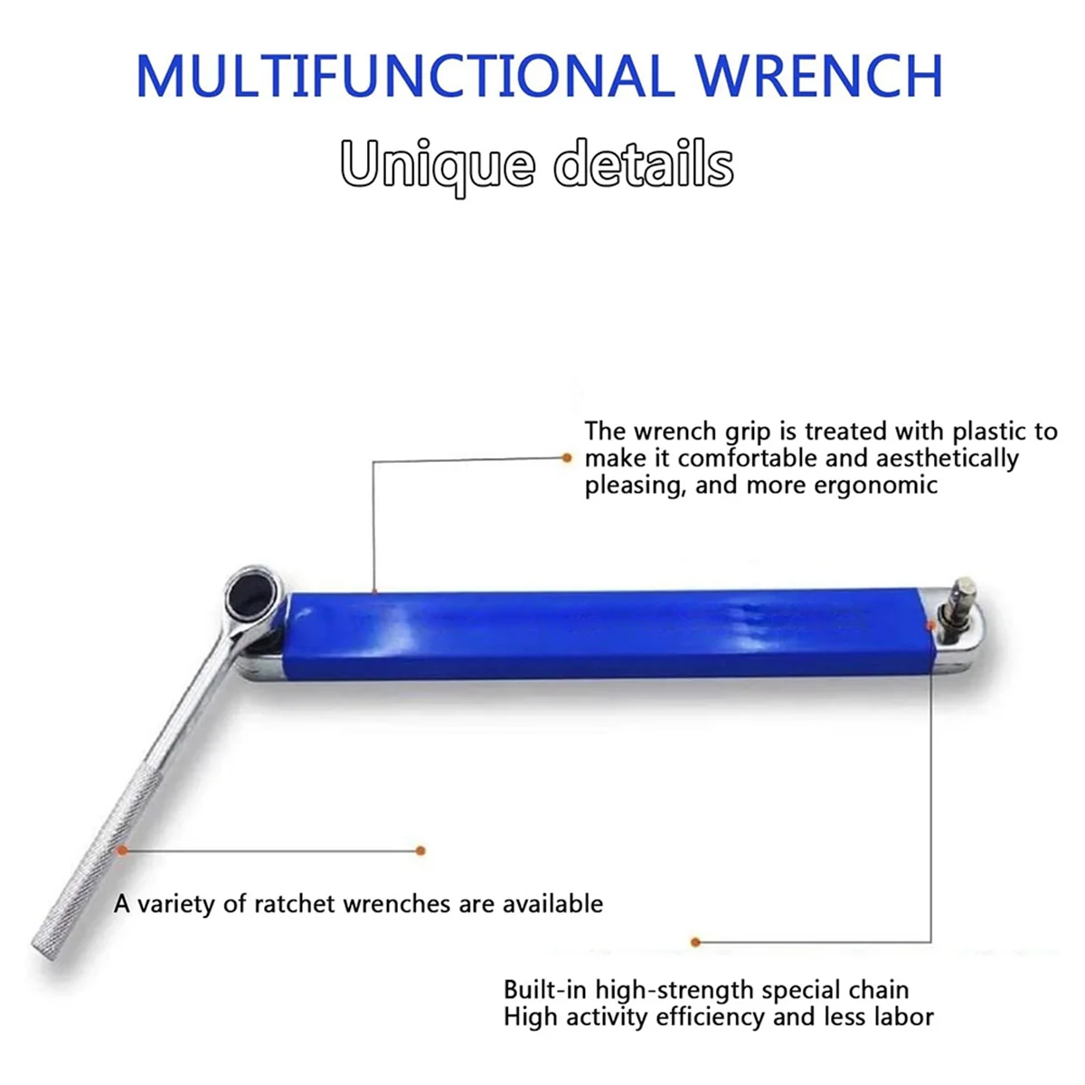 Activity Offset Extension Wrench - 2024 New Offset Extension Wrench, 15 Inch Multifunctional Extension Wrench