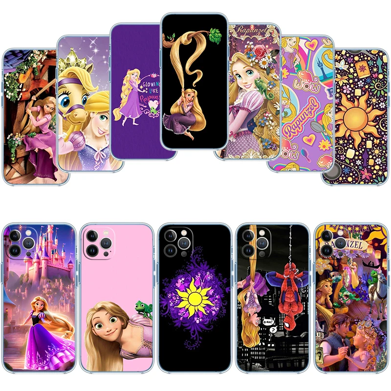 ED34 Rapunzel funda transparente para teléfono LG K22 K30 K40 K40S K41 K42 K50 K50S K51 K51S K52 K61 K62 K71 K92 Q61