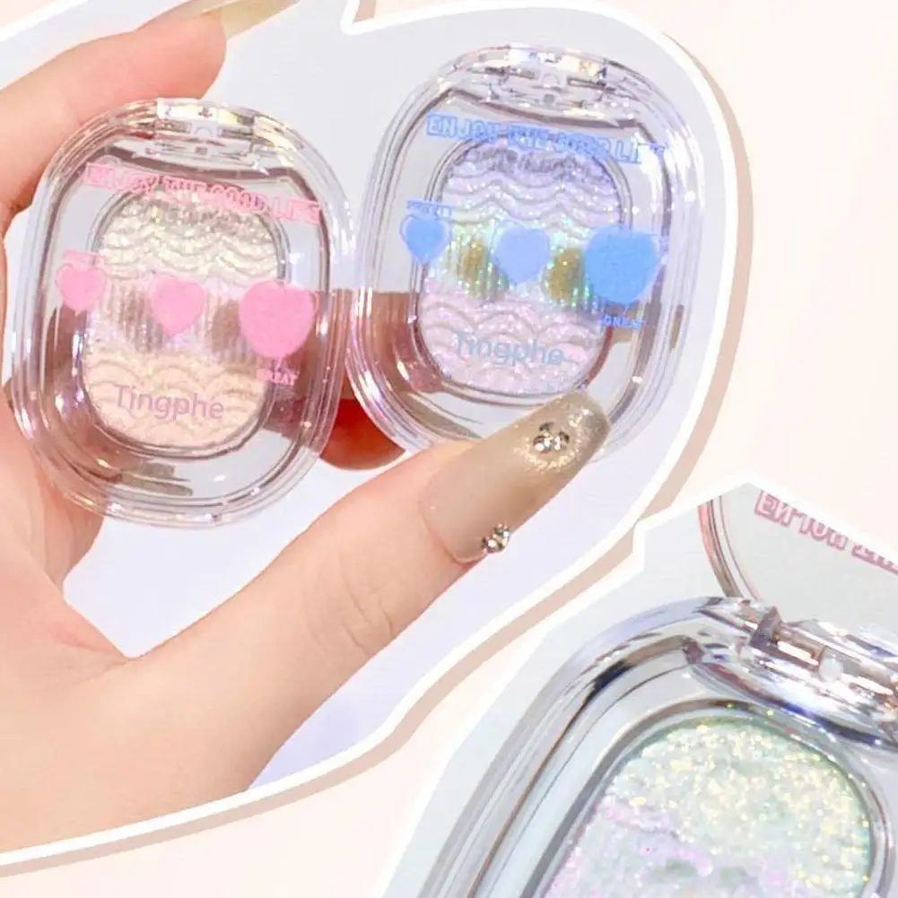 Placa de sombra cintilante para mulheres Clareamento do nariz Disco de sombra gradual especialmente projetado para maquiagem dos olhos, C1u8, 1PC