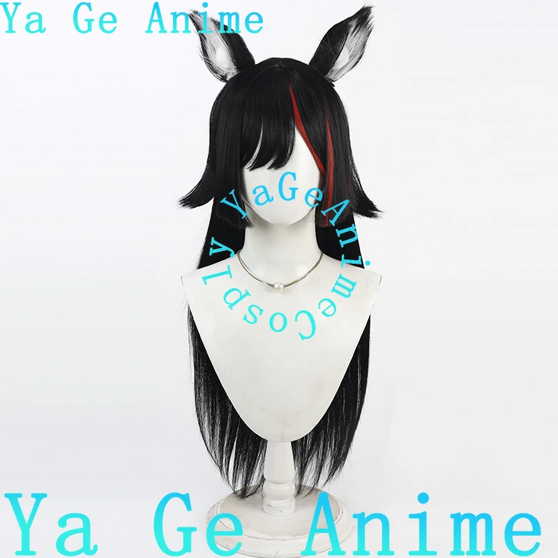 Ya Ge Anime Cosplay perruque VTuber Ookami Mio Cosplay perruque cheval course fille jeu réalité spectacle personnage perruque