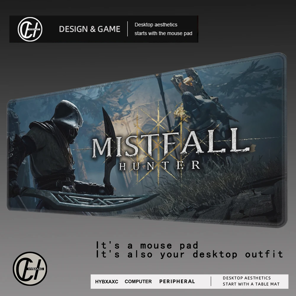 

Mouse Pad Gamer Computer Gaming Extended Mousepad Mistfall Hunter Desk Mat Keyboard Pad Laptop Japan Anime Mouse Mat