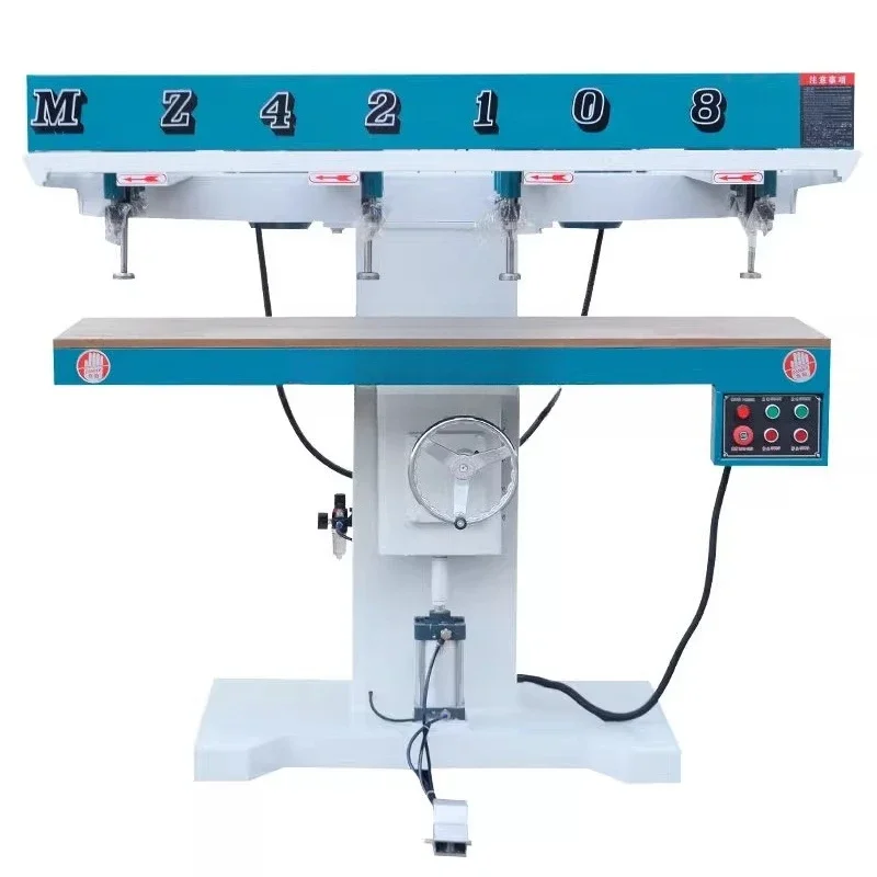 Automatic drilling woodworking machinery pneumatic multi-axis porous drilling hydraulic vertical multi-head