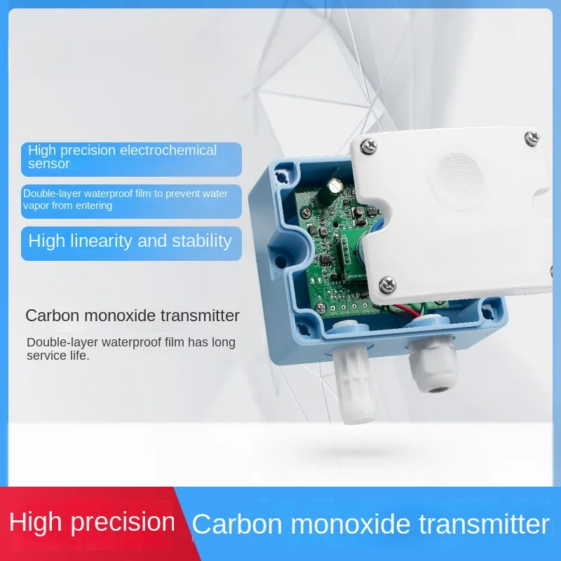 

Lfg101 Carbon Monoxide Sensor High Precision Gas Detector Basement Garage Detector Co Transmitter