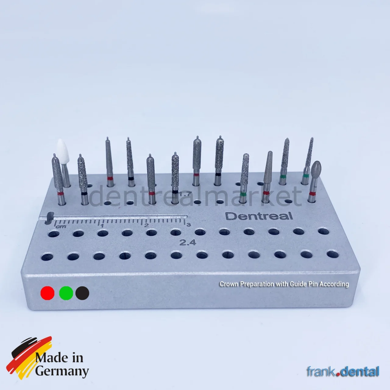 Frank Dental - Secure Crown Preparation Set - Diamond Bur