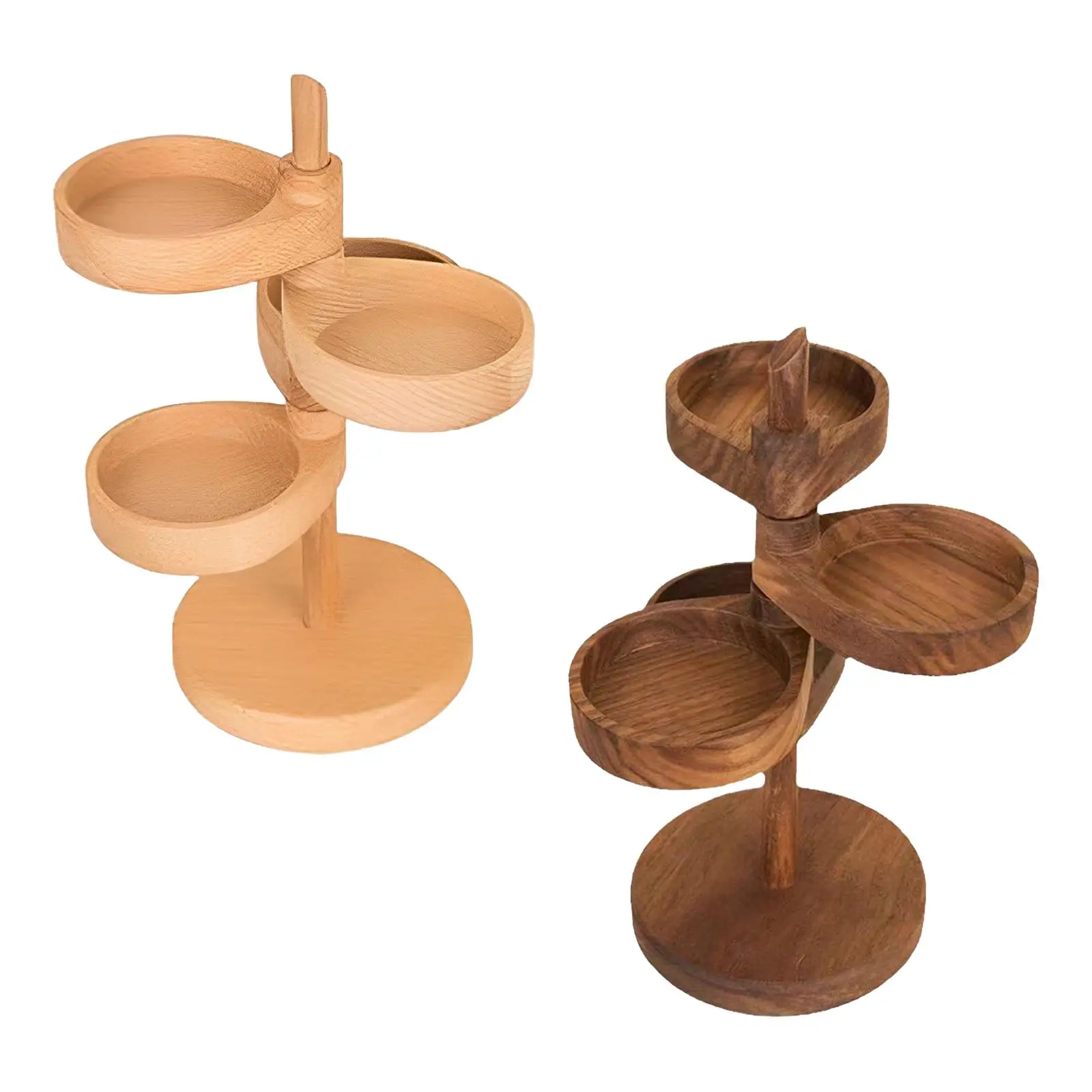 

Jewelry Organizer Countertop Round Jewelry Case for Rings Necklaces Earrings