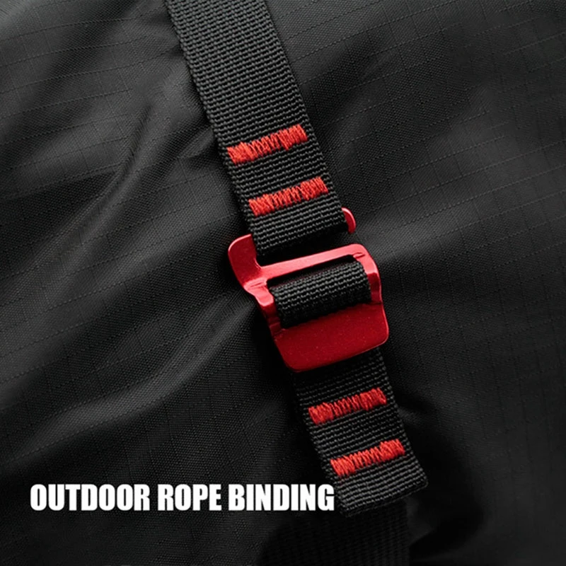 Clips Straps Outdoor Backpack Camping Mattress Sleeping Bag Tent Yoga Mats Strap Adjustable Tied Band Slider Buckle