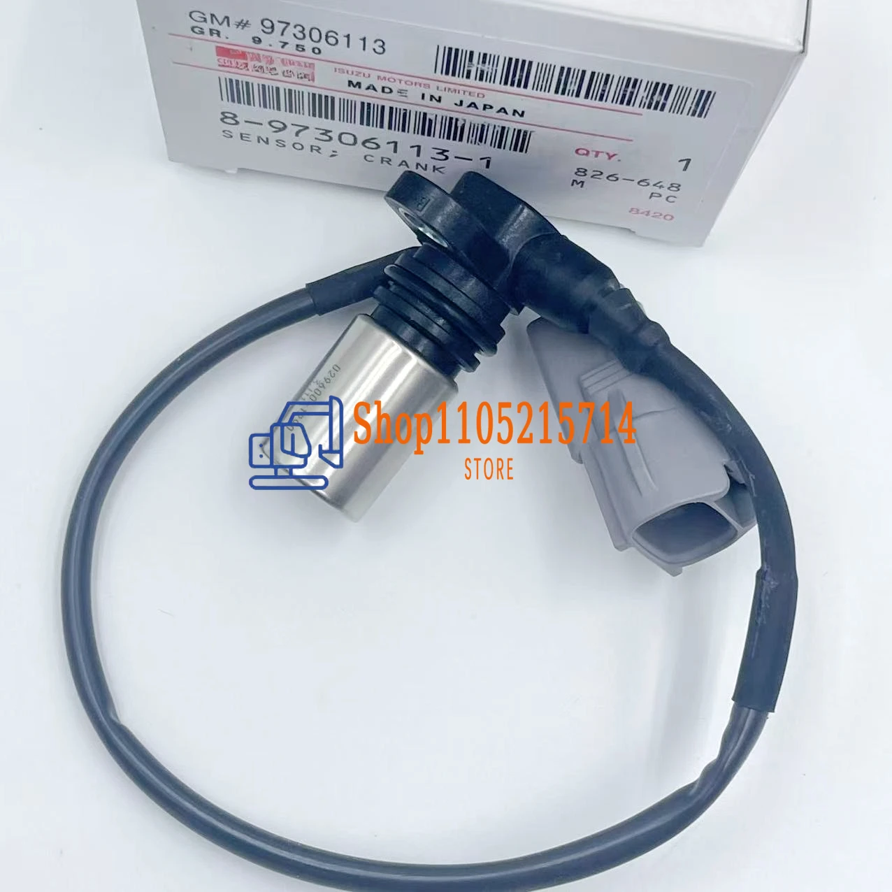 Engine Crankshaft Sensor Fits HINO Excvavtor 4HK1 6HK1 Hitachi ZAX200 ZAX240 ZAX270 8-97306113-1 8973061131 029600-1290