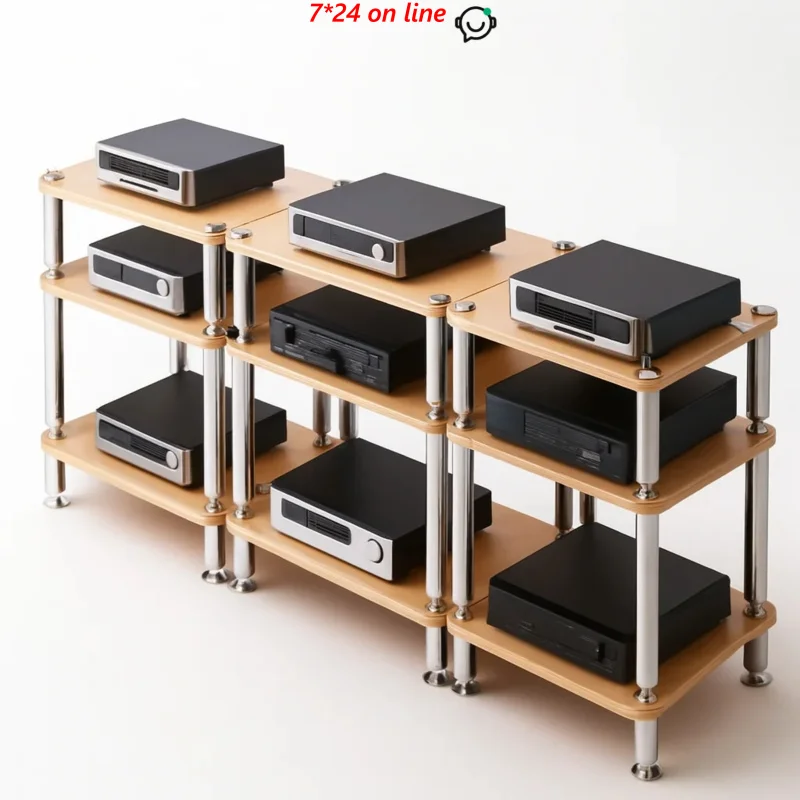 

AVplay AV-605018-3: Стойка для Hi-Fi аудиооборудования, стереоусилителя и CD-плеера, сверхпрочная стальная рама для домашнего кинотеатра