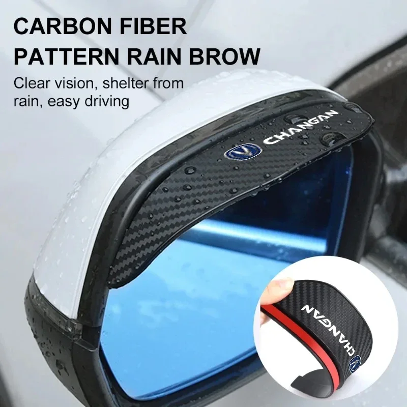 Car Mirror Rain Guard Auto Mirror Rain Deflector For Changan CS75 PLUS CS55 PLUS UNI-S Eado Plus CS35 PLUS Alsvin PLUS UNI-V