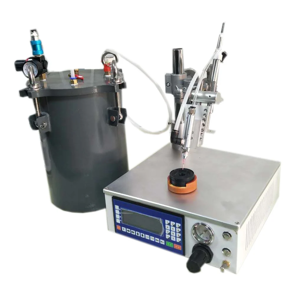 Automatic Accurate Efficient Benchtop Adhesive Buzzer Dispensing hine for L Furniture