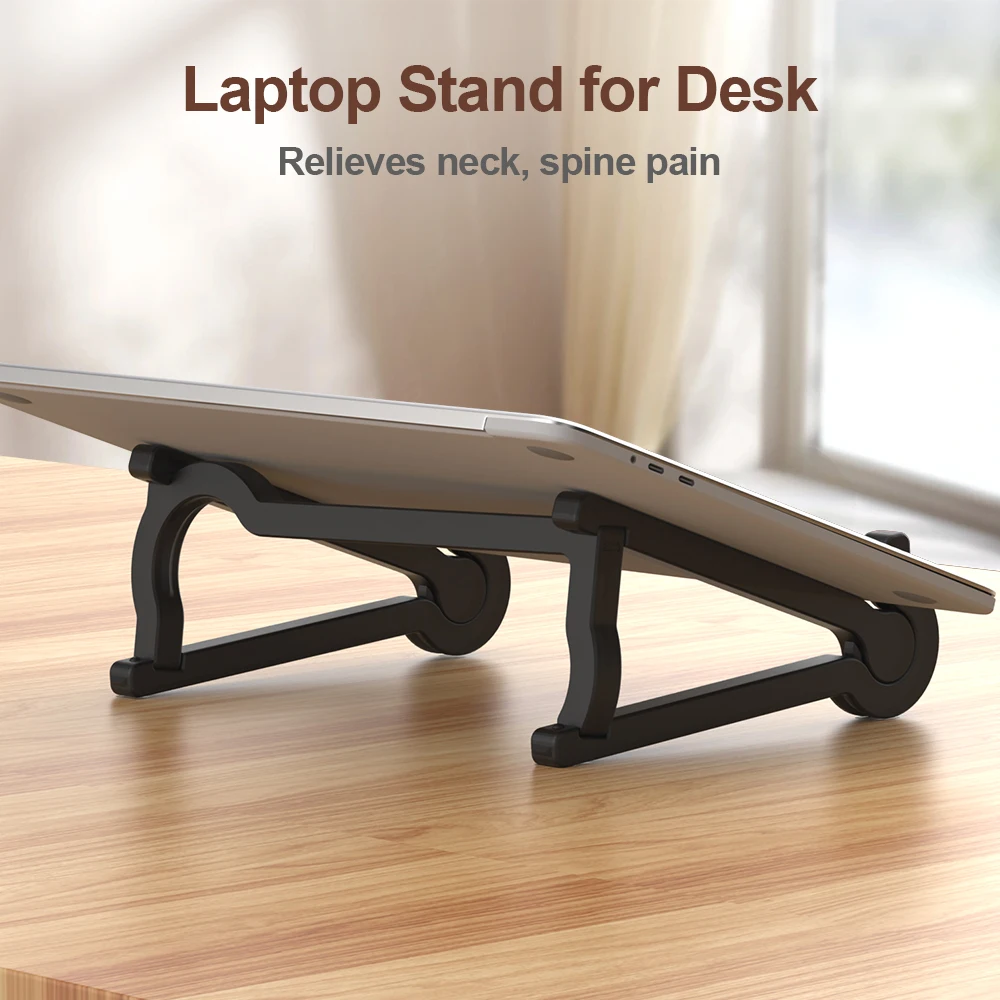 

Ergonomically designed height laptop stand, portable desktop detachable laptop stand, suitable for forMacBook, Pc - sturdy and d