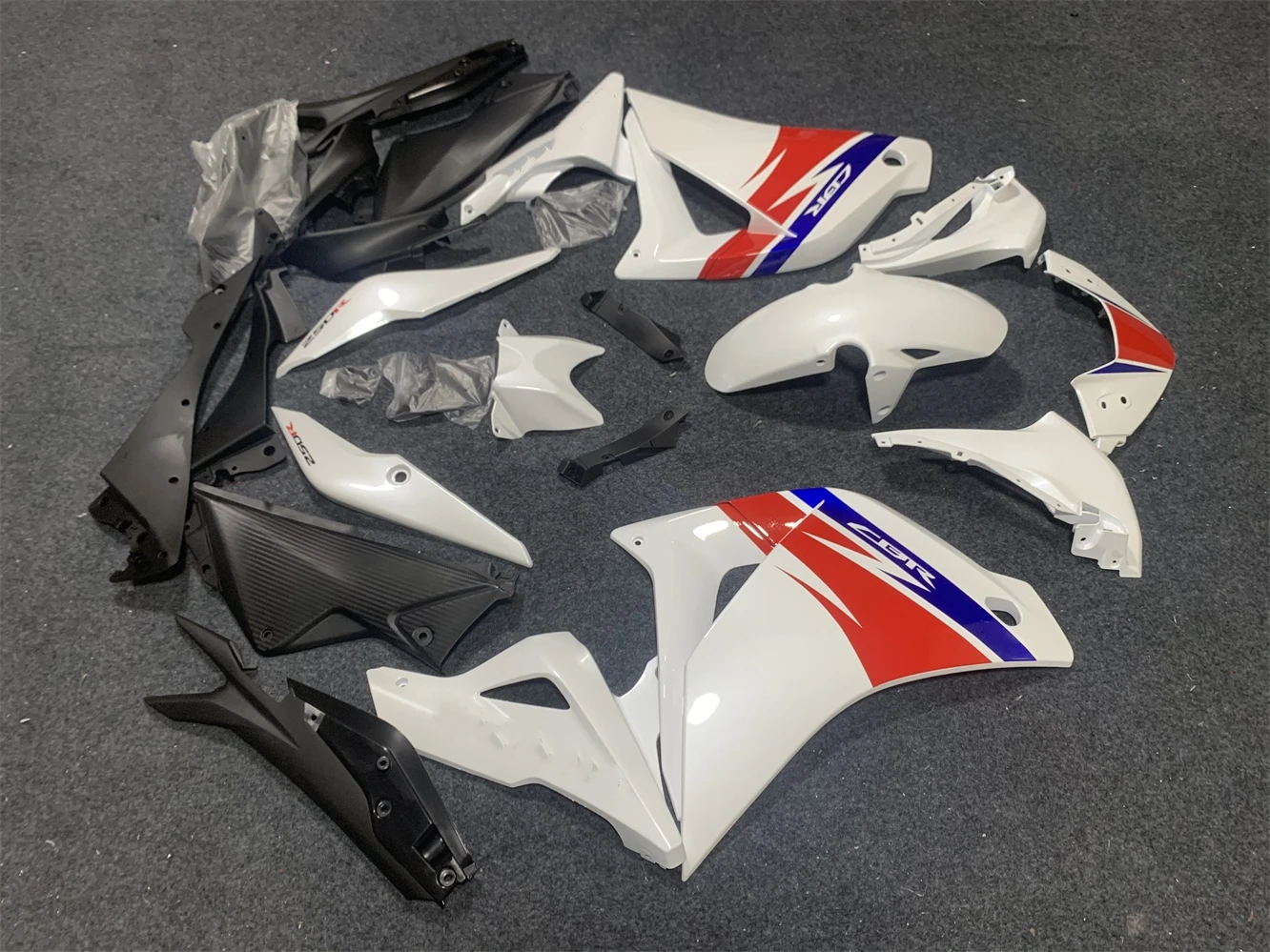 Motorcycle Fairing kit for CBR250RR 11-14 years CBR250 2011 2012 2013 2014 Fairing Pearl white Red Blue