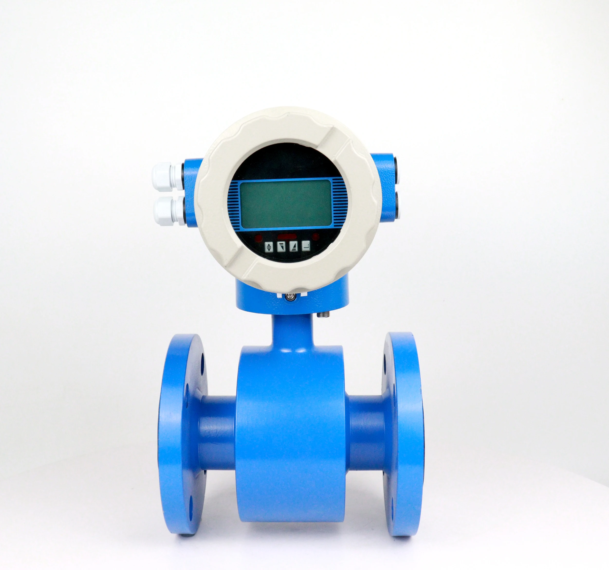 DN25 DN100 Batch Control Dn80 Dual Inlet Controller Lime Domestc Sewage Flowmeter PTFE Liner Electromagnetic Flow Meter Price