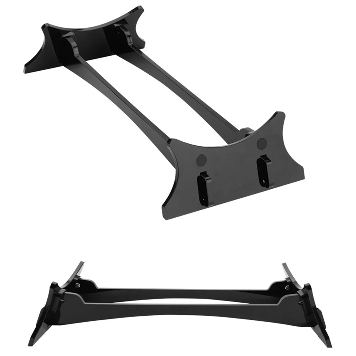 حامل سطح المكتب A003 لـ 3/ 2/ حامل قاعدة تثبيت مكبر صوت أكريليك حامل عرض مكتبي لـ