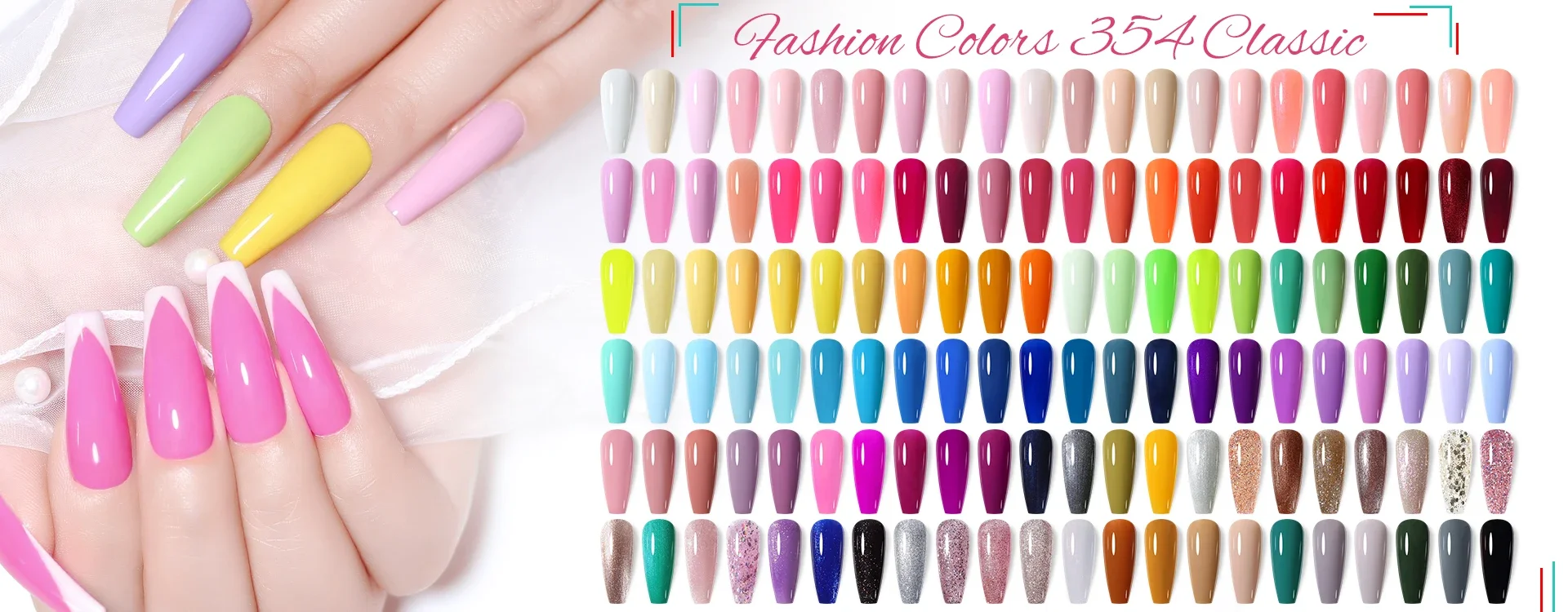 Arte Clavo 10-teiliges Gel-Nagellack-Set 15ml, ablösbarer UV-LED-Gel-Lack, HEMA- und TPO-frei, Nude-Pastellfarben, Gel-Lack, Nagelkunst-Maniküre-Set – Detail 1