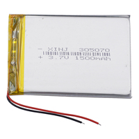 3.7V 1500mAh 5.55Wh Replacement Rechargeable Li Lipo Battery 305070 For GPS E-book Ipad MID LED Light DashCam Driving Recorder