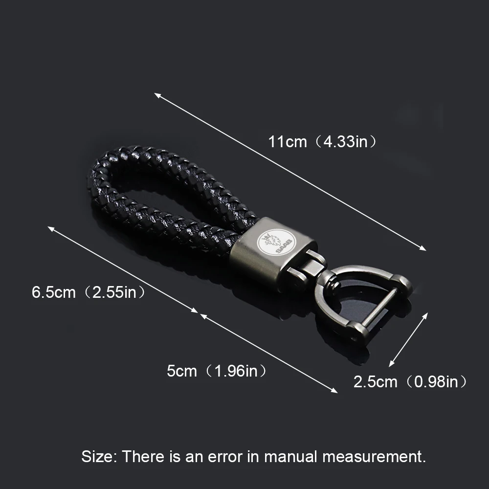 for saab 9-2X 9-3 9-5 9-7x 9-7 9-4x car Leather key chain car accessories