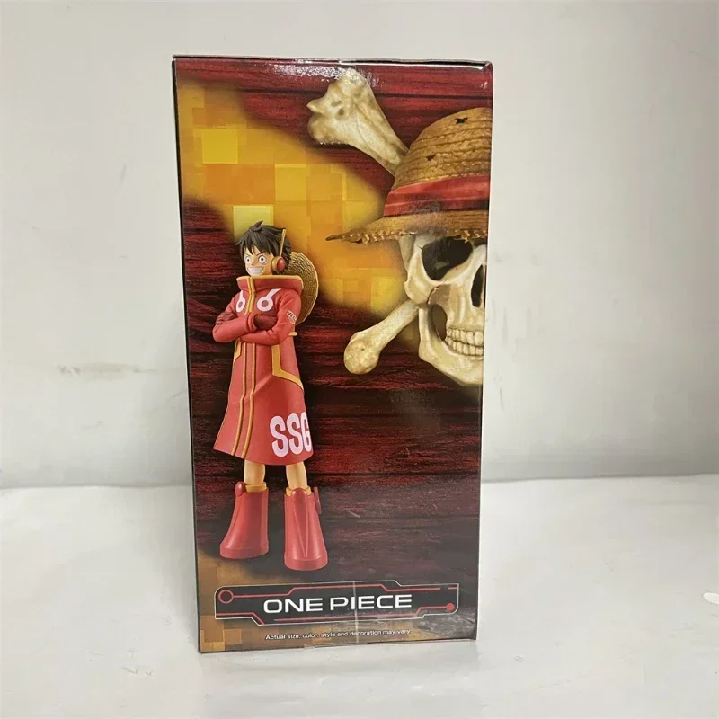 ในสต็อก Bandai Original อะนิเมะ One Piece DXF BRC ลิง D Luffy Action Figurine PVC ของเล่นตุ๊กตาคอลเลกชัน 16 ซม.