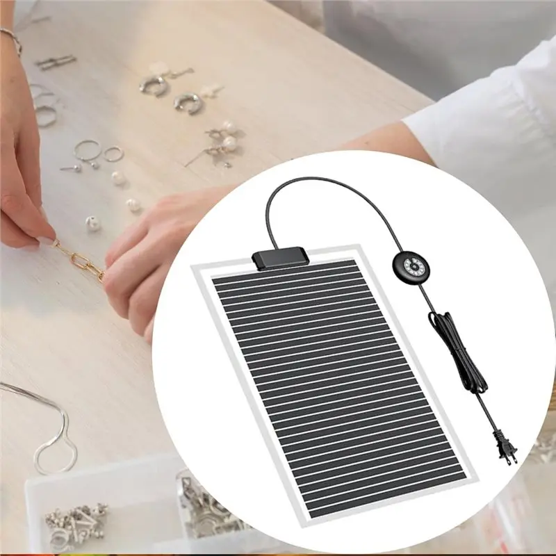 M11K-Resin Warmer   With Thermostat 40W Dryer 16.54X11.02In Fast Reptile Heating Pad For Molds DIY Crafts Under US Plug