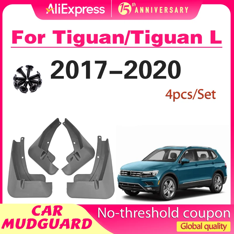 

Mud Flaps For VW Volkswagen Tiguan/Tiguan L 2017-2020 Splash Guards MudFlaps Front Rear Mudguards Fender Exterior Accessories
