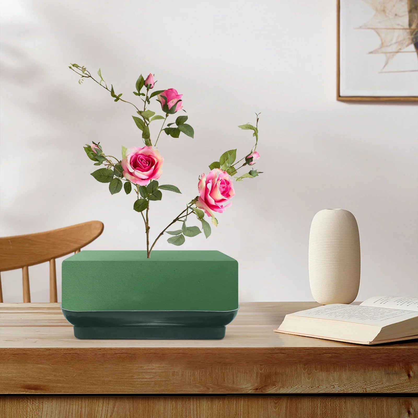 

Floral Foam Tray for Flower Arrangement Plastic Mud Holder Wedding Decoration Accessory Foam Trays for Floral Design Supplies