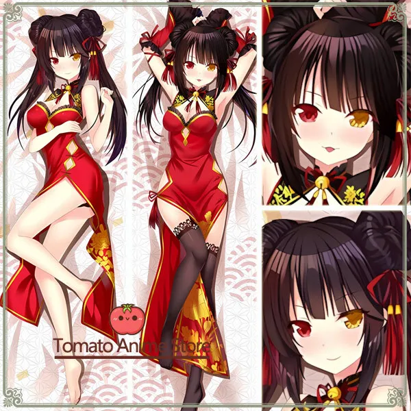 

Game Anime DATE A LIVE Tokisaki Kurumi Dakimakura Hing Body Pillow Case Cosplay Japanese Otaku Cushion Cover Xmas Gifts