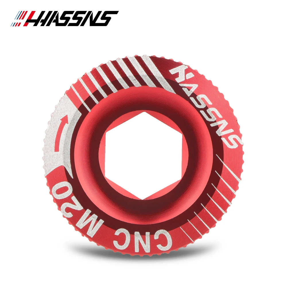 HASSNS Mtb Crank Cover Cap Bicycle Hollowtech Integrated Crankset Screw Mountain Bike Connecting Rods Cover Cap M15/M18/M19/M20