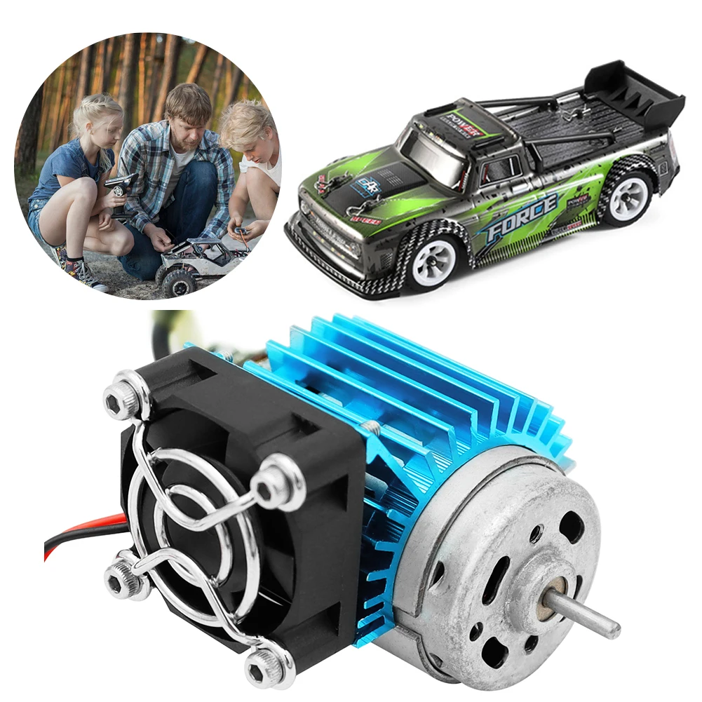 RC Motor Heat Sink with 5V Cooling Fan for 1/14 1/16 1/18 370 380 390 RC Car for 2838 2858 2845 Brushless Motor
