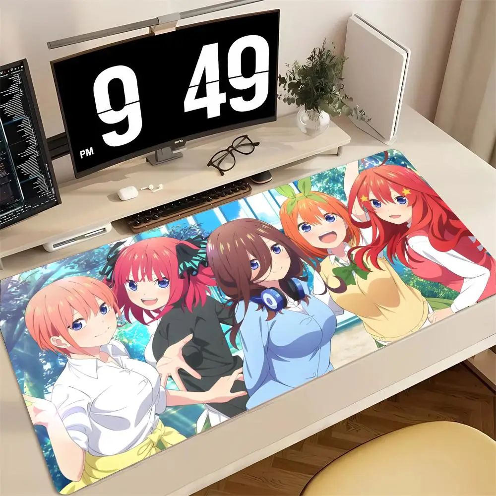 

The Quintessential Quintuplets Mousepad Large Gaming Mouse Pad LockEdge Thickened Computer Keyboard Table Desk Mat