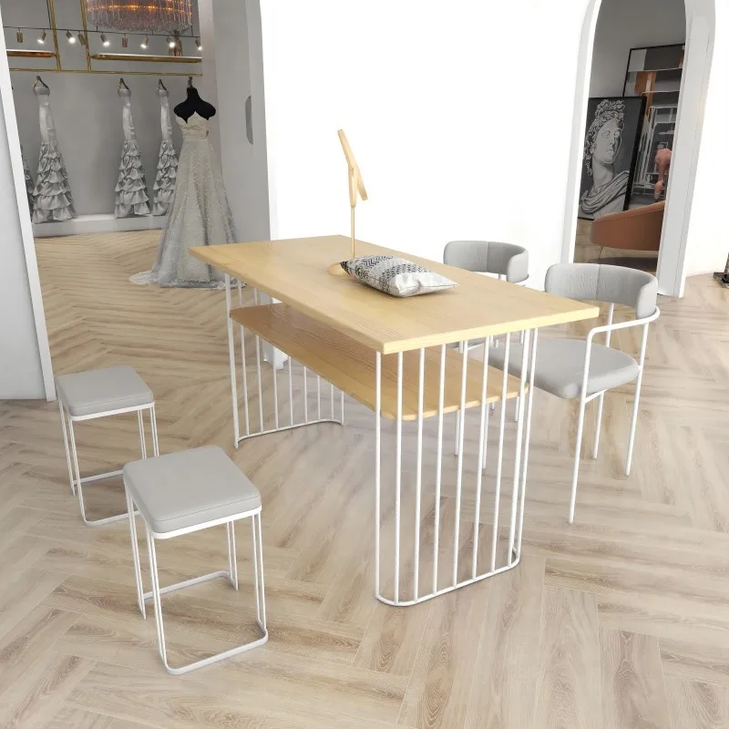 

Rustic Simple Nail Table Metal Legs Classic Premium Aesthetic Nail Table Modern Design Table Manucure Professionnelle Furniture