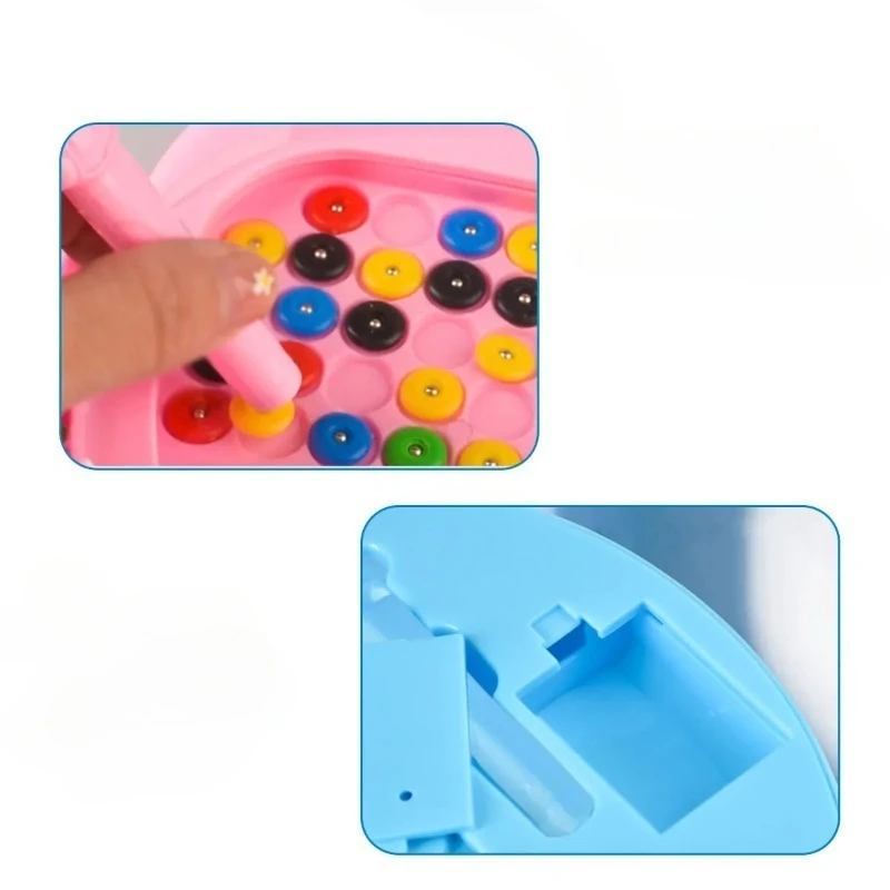 1 PCS Children's Magnetic Doodle Board with Pen & Beads Drawing Toy for 3-8 Years Kids Educational Boy Girl Montessori Gift