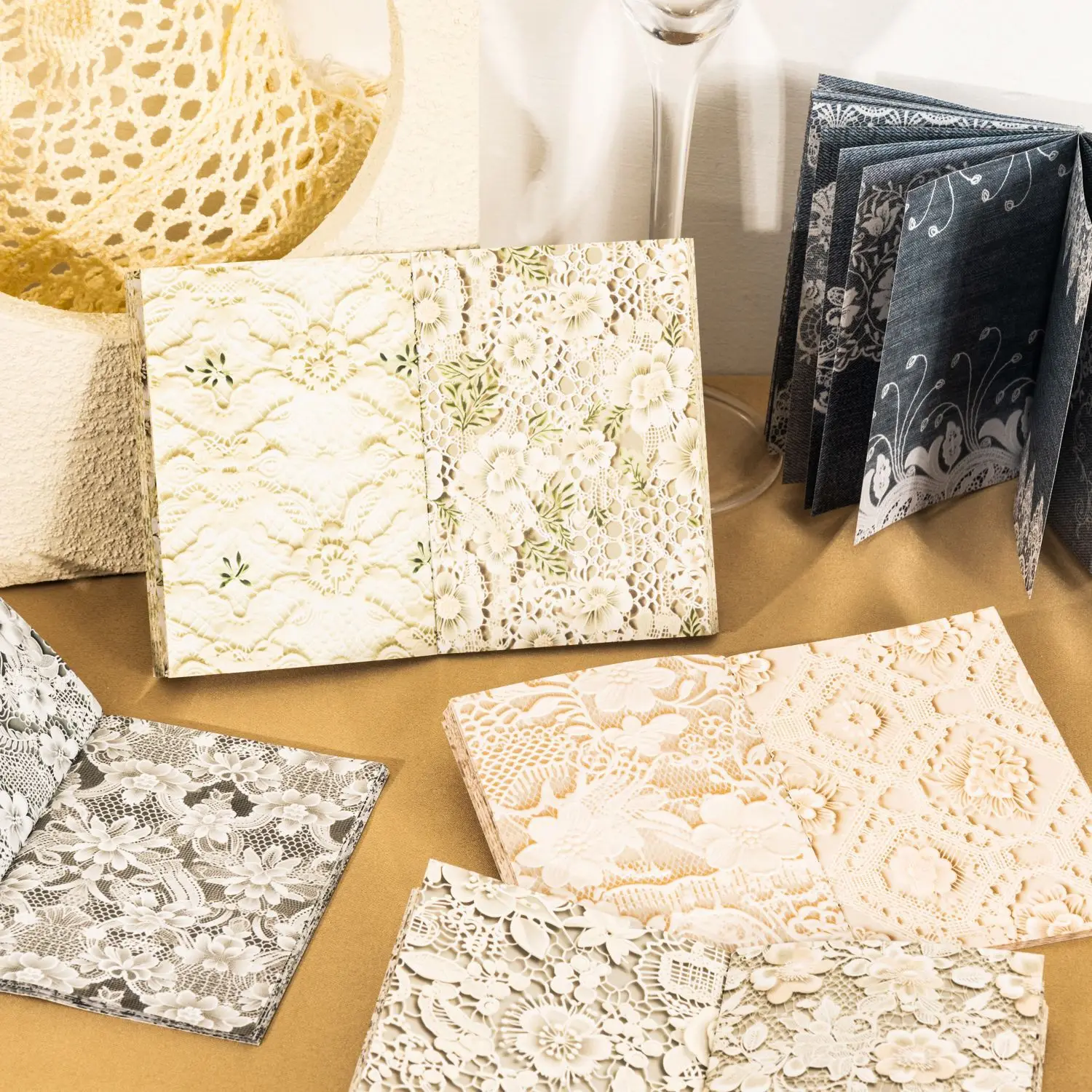 15pcs/lot Memo Pads Material Paper Paper Collections Junk Journal Scrapbooking Cards Retro Background Decoration Paper