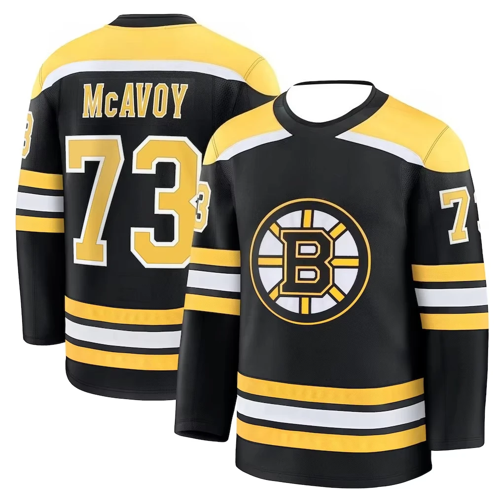 Vintage Long Sleeve Ice Hockey Jersey Circular Wheel Letter‑B Emblem Print Breathable Mesh Unisex Family Matching Sport Shirt