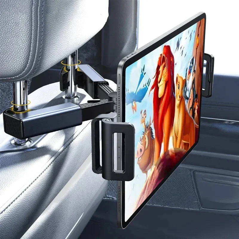 Telescopic Car Phone Holder Tablet Holder Anti Shake Tablet Mount 4-12.9 inch Universal Phone Stand for iPhone iPad