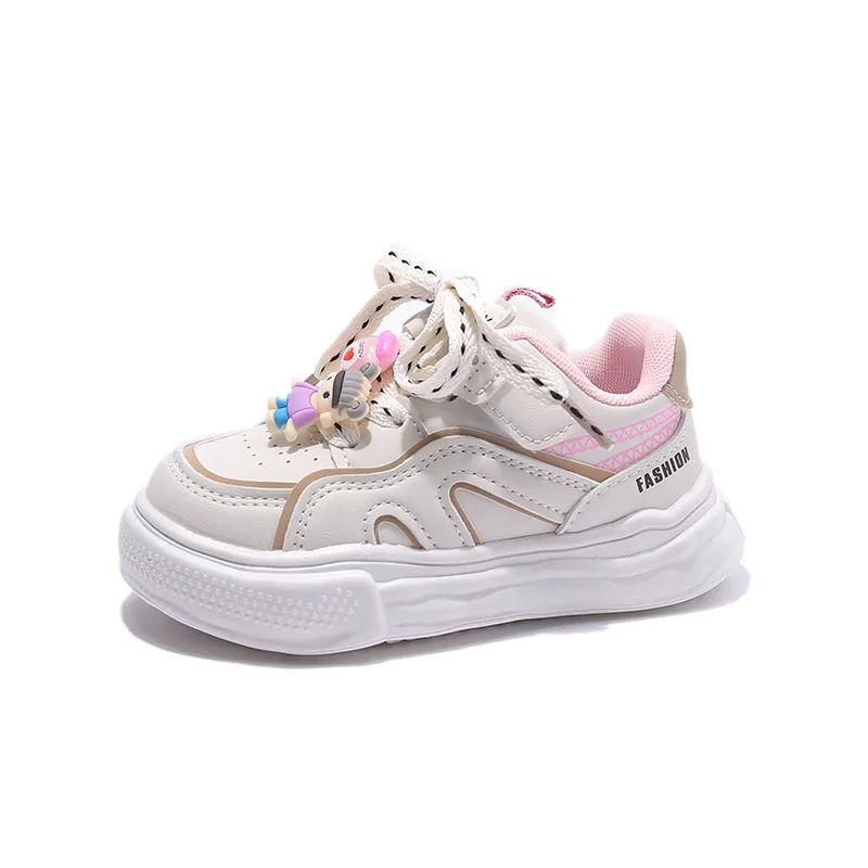 Children Casual Shoes for Girls Boys 2023 Spring New Fashion Soft Sole Kids Sneakers Cartoon Color Matching Sports Running Shoes