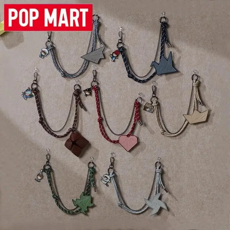 

POP MART Hirono Echo Series Pendant Chain Blind Box Original Toys Dolls Mystery Box Guess Bag Cute Anime Figure Desktop Ornament