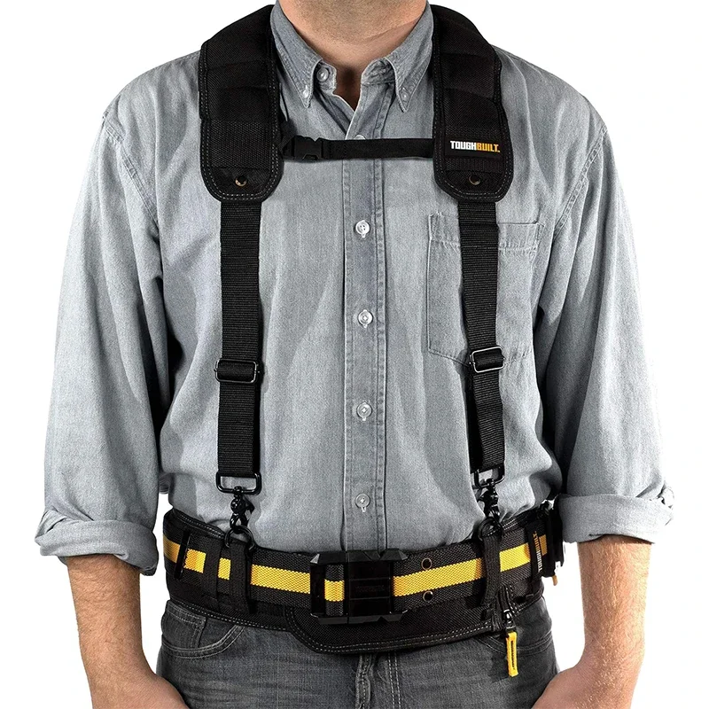 TOUGHBUILT TB-CT-51 Padded Suspenders Old Universal Construction Shoulder Strap (Without Hanging Belt D-ring) Tool Accessories