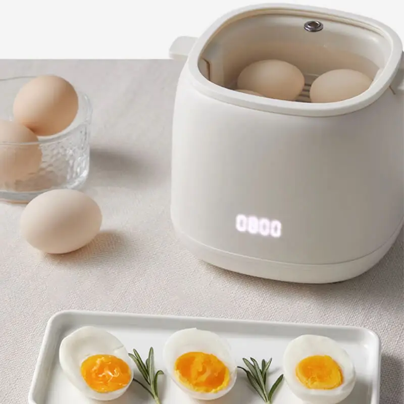 Egg Cooker Egg Boiler Breakfast Machine Egg Custard Steaming Cooker Auto-Off Generic Omelette Cooking Tools