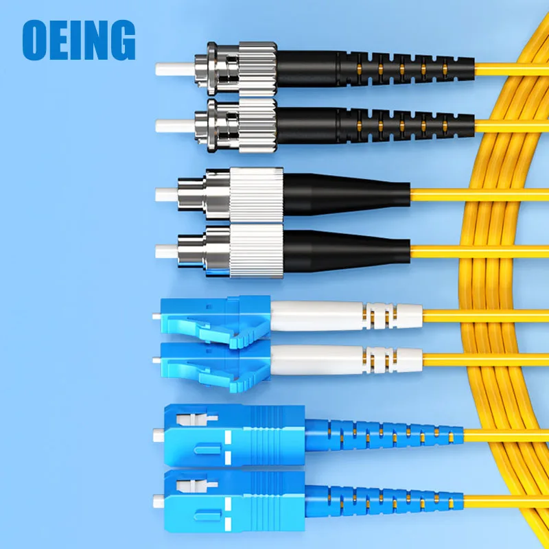 

Оптический патч-корд OEING, одномодовый, 2-жильный, симплексный, UPC, телекоммуникационный класс, SC-SC, LC-LC, FC-ST, оптический пигтейл, удлинительный кабель