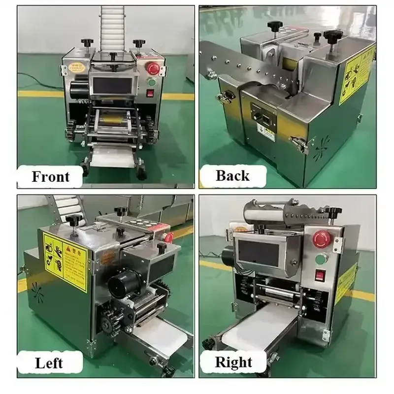 Small Flour Tortilla Roti Chapati Arabic Pita Bread Samosa Empanada Disc Skin Dough Dumpling Wrapper Making Machine for Home