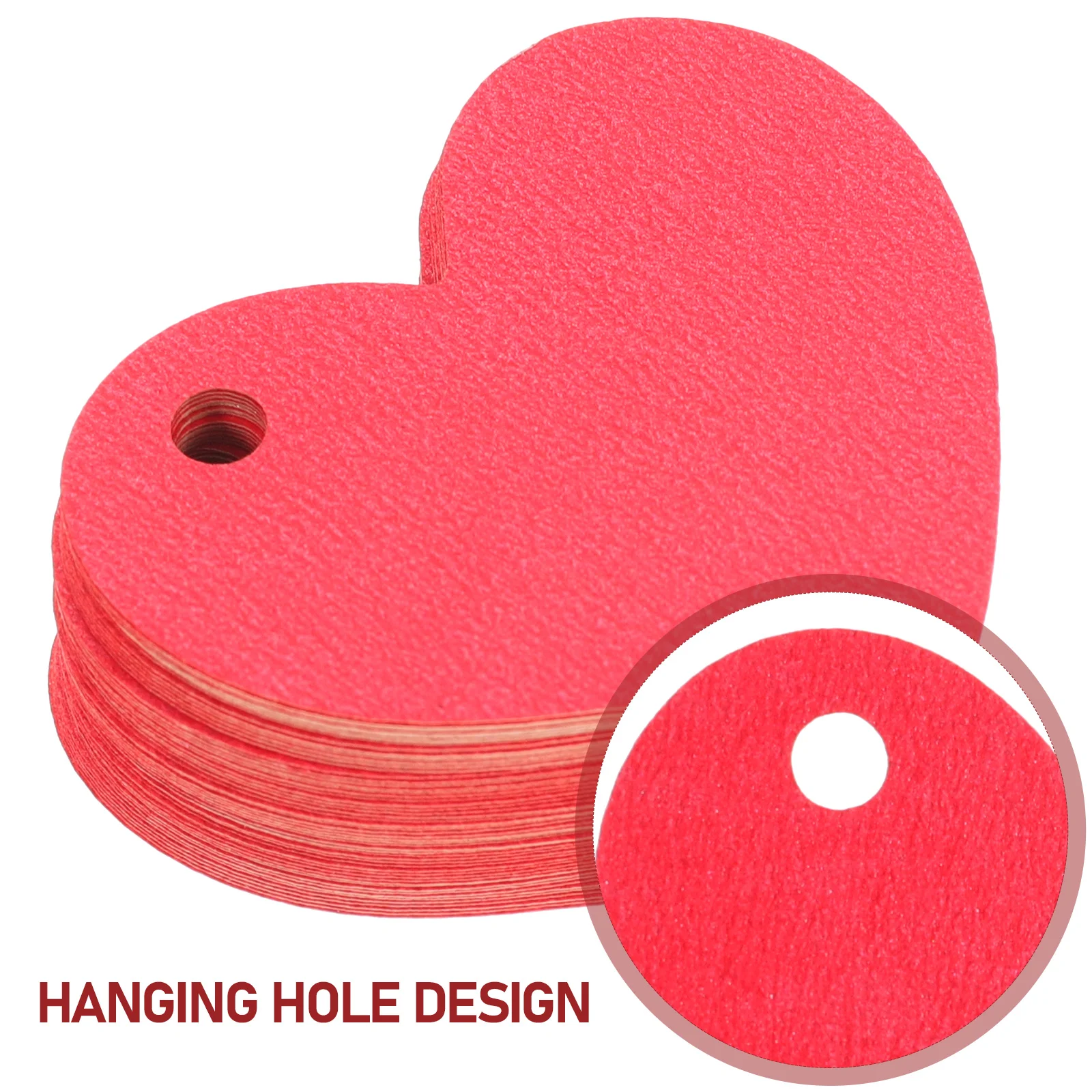 50 ชิ้นรูปหัวใจลิฟท์ย้อนยุคตกแต่งพรรคโปรดปรานกระดาษคราฟท์แท็กแขวนสําหรับวันวาเลนไทน์