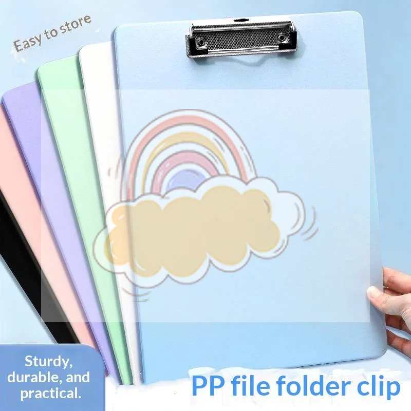 Simple A5 Bill Clipboard Memo Pad Clip Board Loose-leaf Notebook File Writing Pad Clamps Paper Holder Office School Supplies