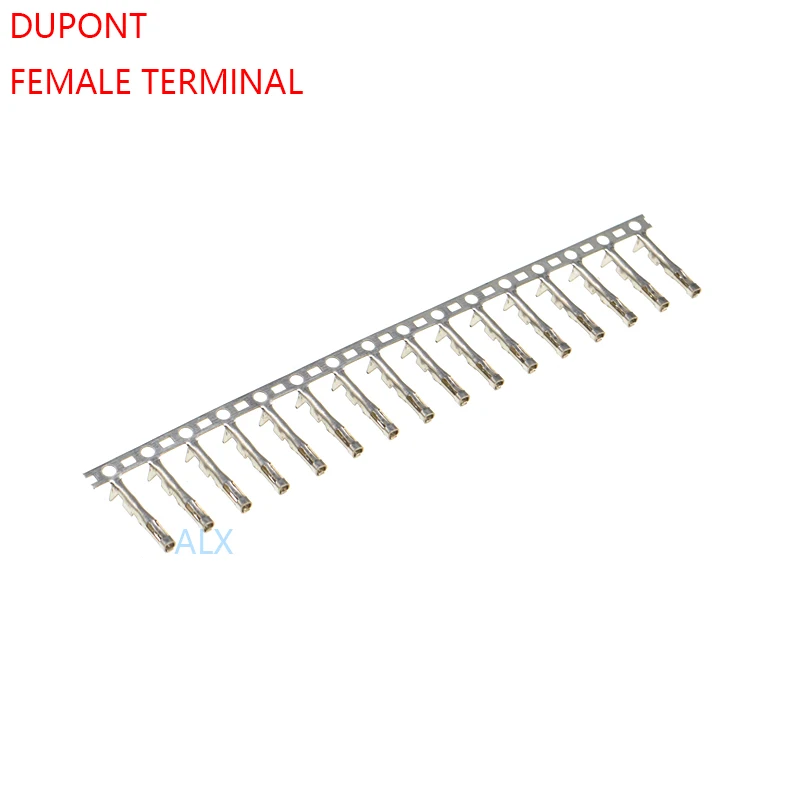 200pcs dupont reed DUPONT housing female terminal FOR 2.54MM PITCH dupont CONNECTOR FOR JUMPER WIRE CABLE Pins Crimp