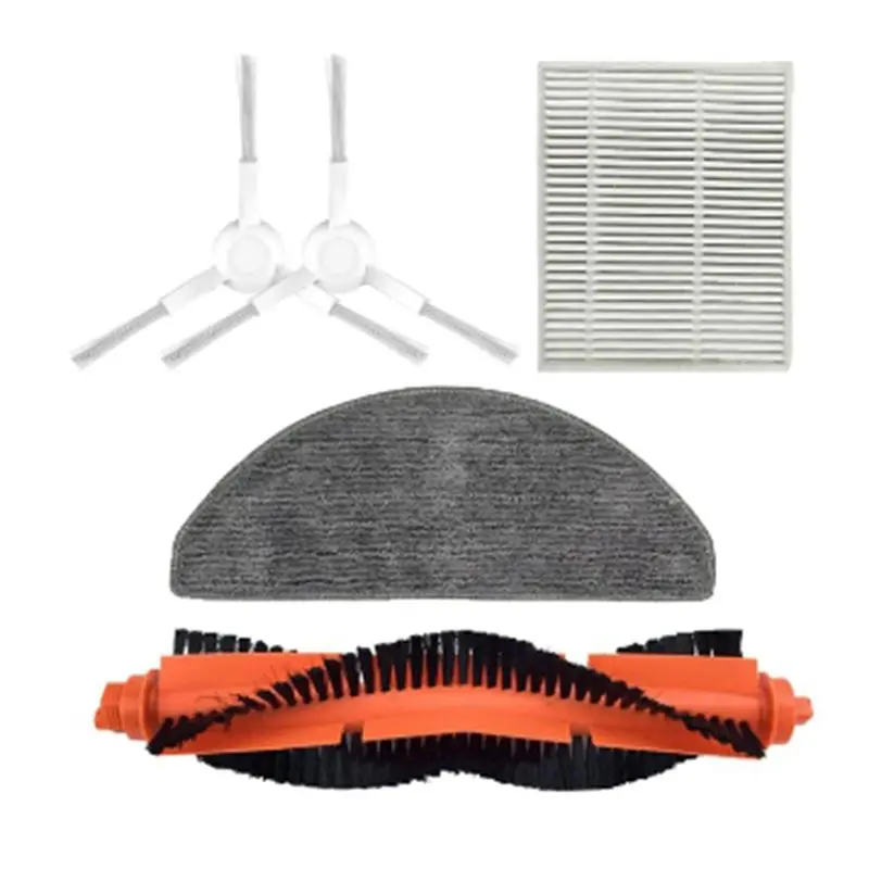 ABLL-Replacement For Robot Vacuum E10 E12 B112 Sweeper Cleaner Main Side Brush Hepa Filter Mop Cloth Rags Spare Parts